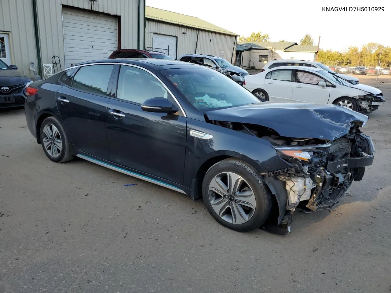 2017 Kia Optima Plug-In Hybrid VIN: KNAGV4LD7H5010929 Lot: 74086204