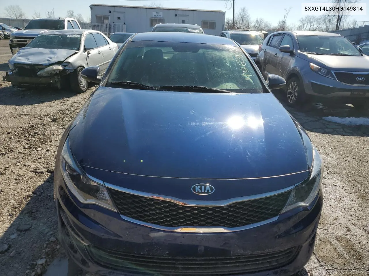 2017 Kia Optima Lx VIN: 5XXGT4L30HG149814 Lot: 74104534