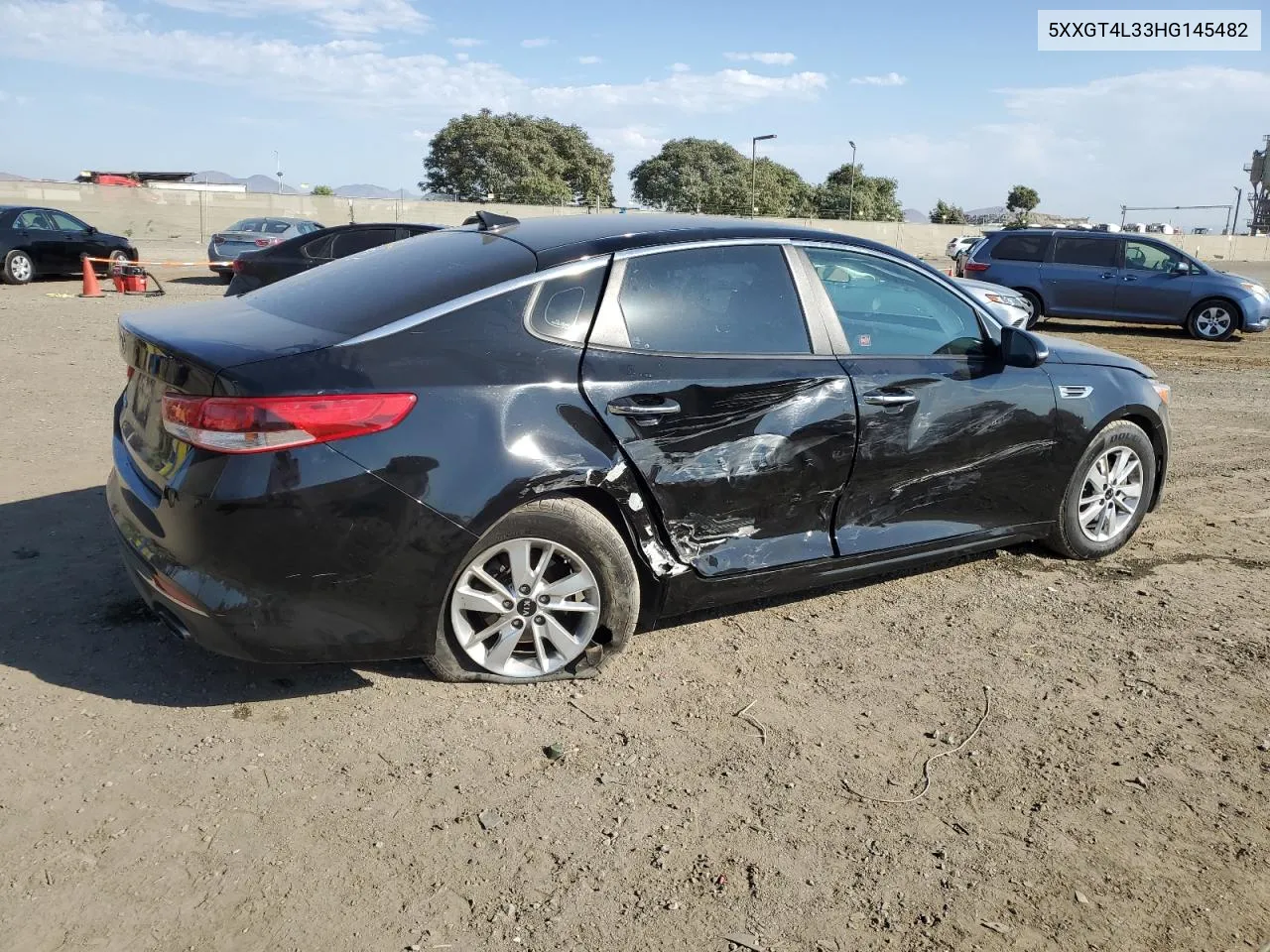 2017 Kia Optima Lx VIN: 5XXGT4L33HG145482 Lot: 74245654