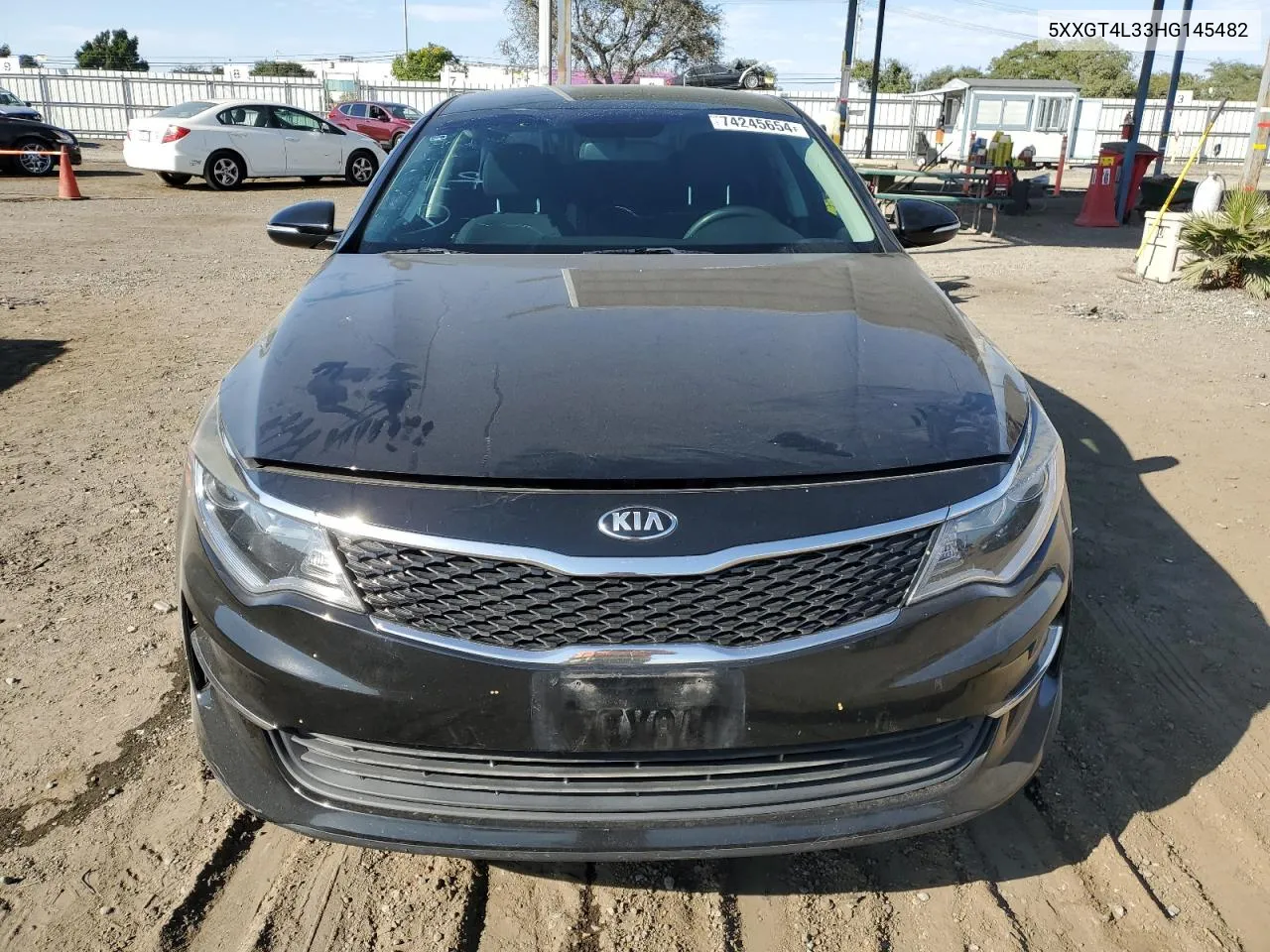 2017 Kia Optima Lx VIN: 5XXGT4L33HG145482 Lot: 74245654