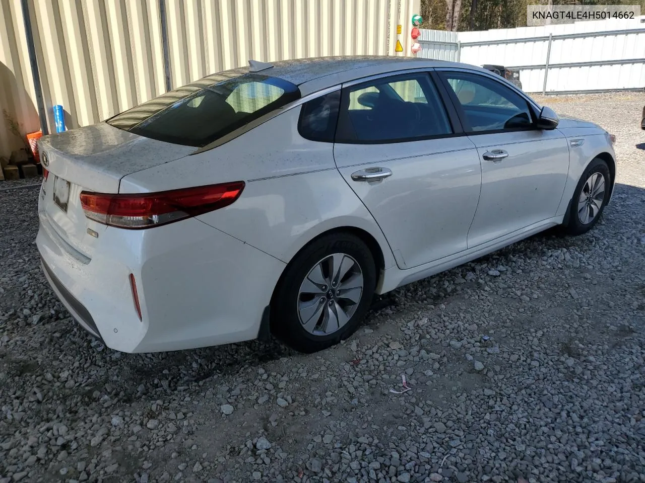 2017 Kia Optima Hybrid VIN: KNAGT4LE4H5014662 Lot: 74250924