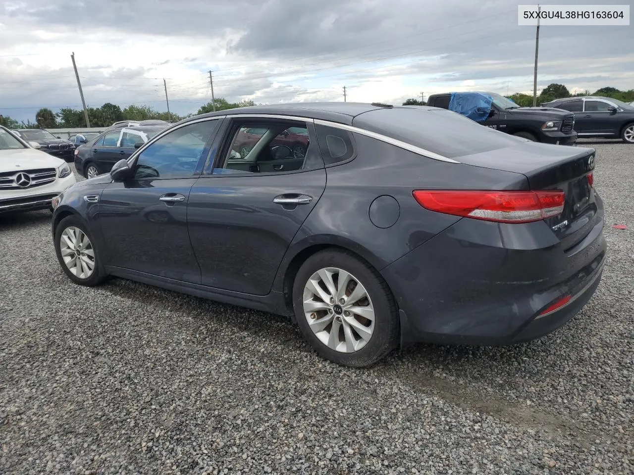 2017 Kia Optima Ex VIN: 5XXGU4L38HG163604 Lot: 74372894