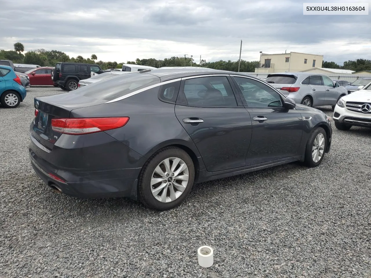 2017 Kia Optima Ex VIN: 5XXGU4L38HG163604 Lot: 74372894