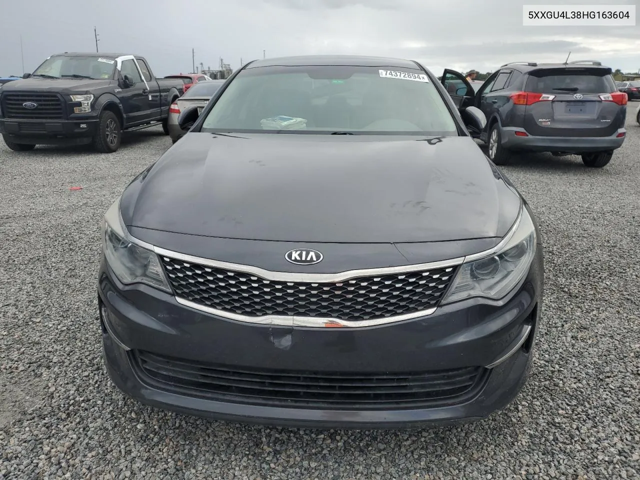 2017 Kia Optima Ex VIN: 5XXGU4L38HG163604 Lot: 74372894