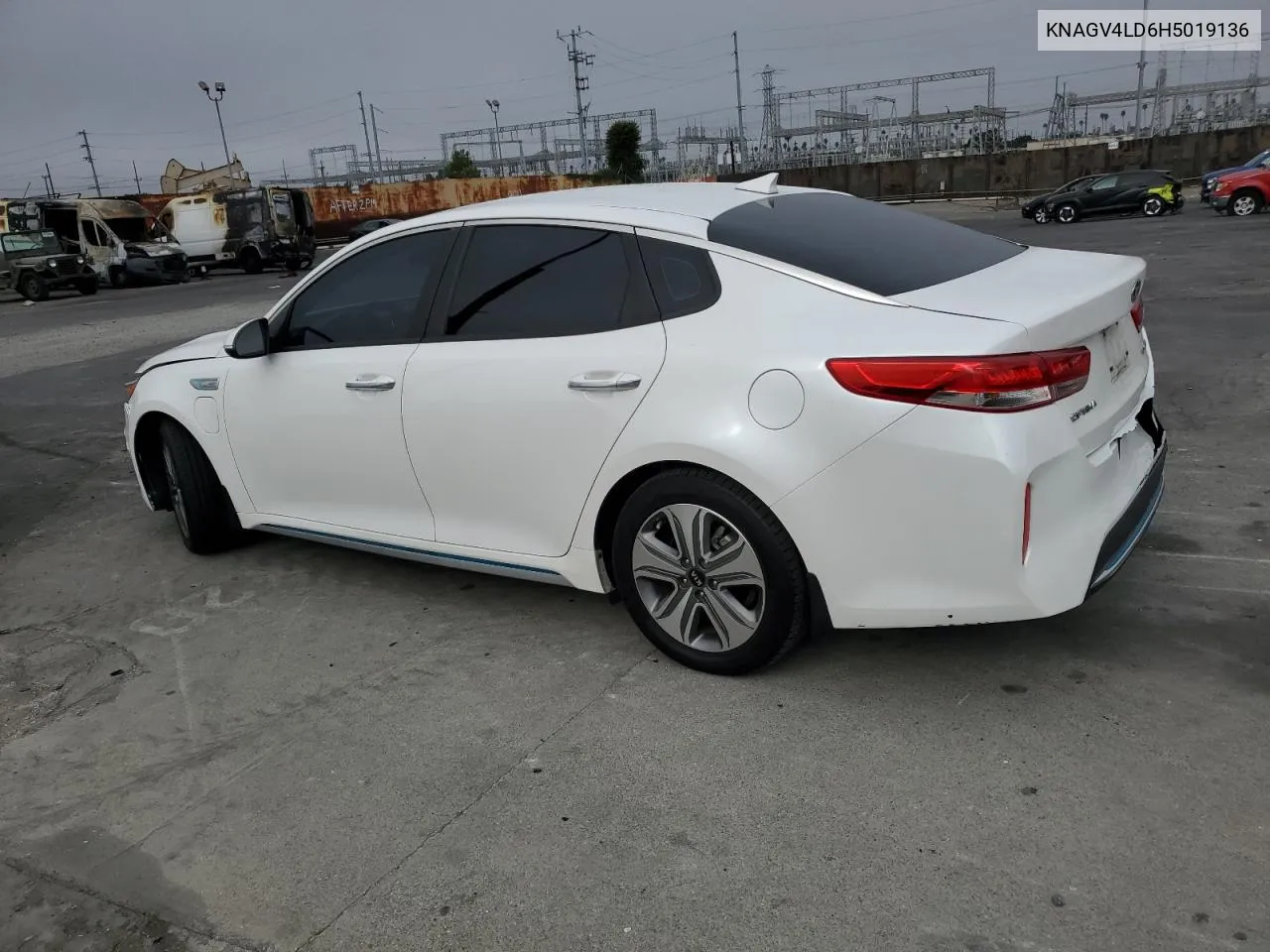 2017 Kia Optima Plug-In Hybrid VIN: KNAGV4LD6H5019136 Lot: 74562224