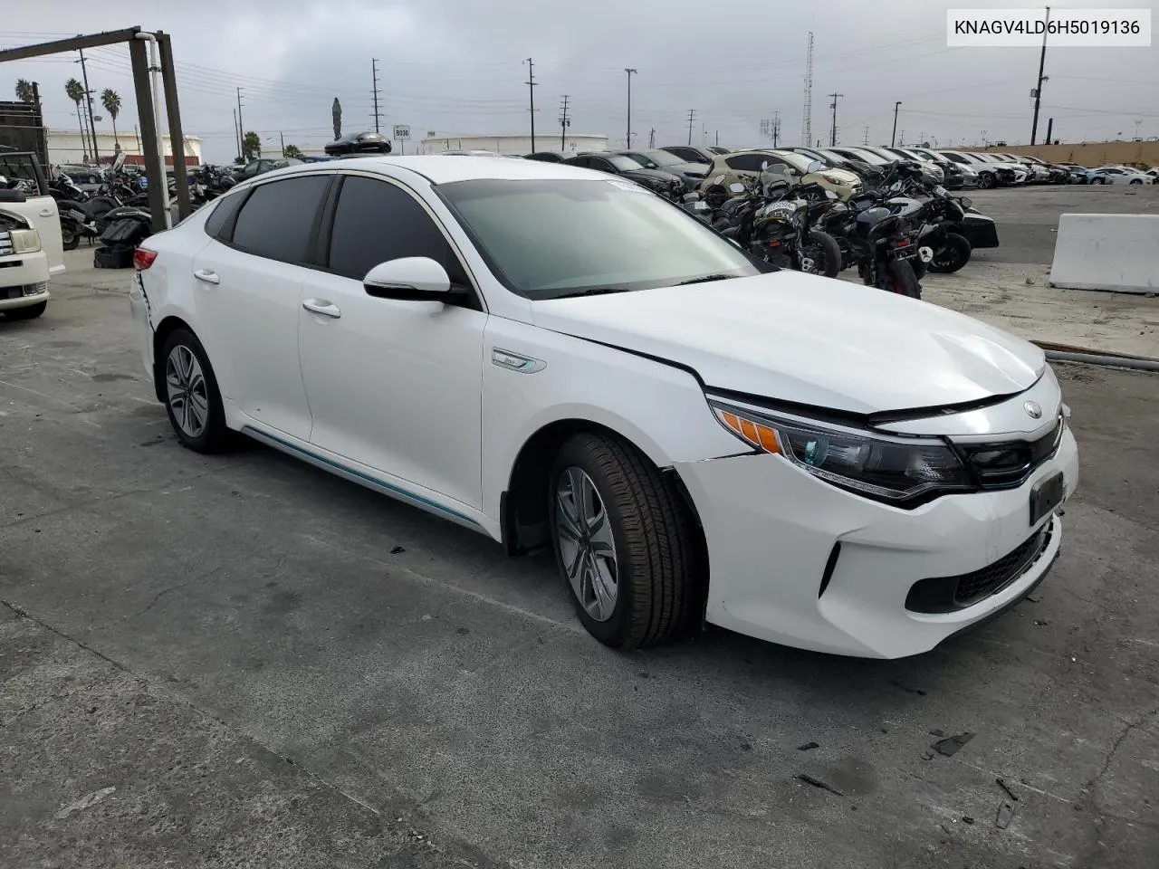 2017 Kia Optima Plug-In Hybrid VIN: KNAGV4LD6H5019136 Lot: 74562224