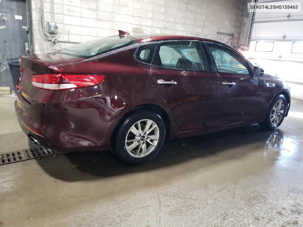 2017 Kia Optima Lx VIN: 5XXGT4L35HG155463 Lot: 74611334