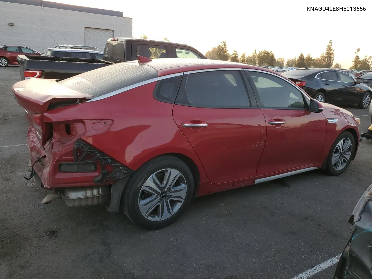 2017 Kia Optima Hybrid VIN: KNAGU4LE8H5013656 Lot: 74785704