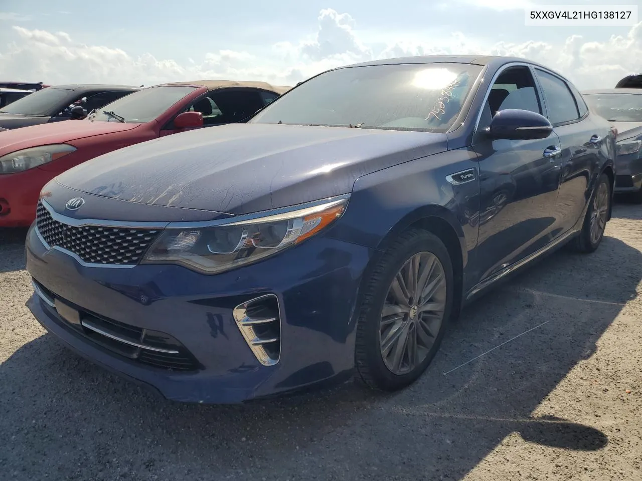 2017 Kia Optima Sxl VIN: 5XXGV4L21HG138127 Lot: 75238994