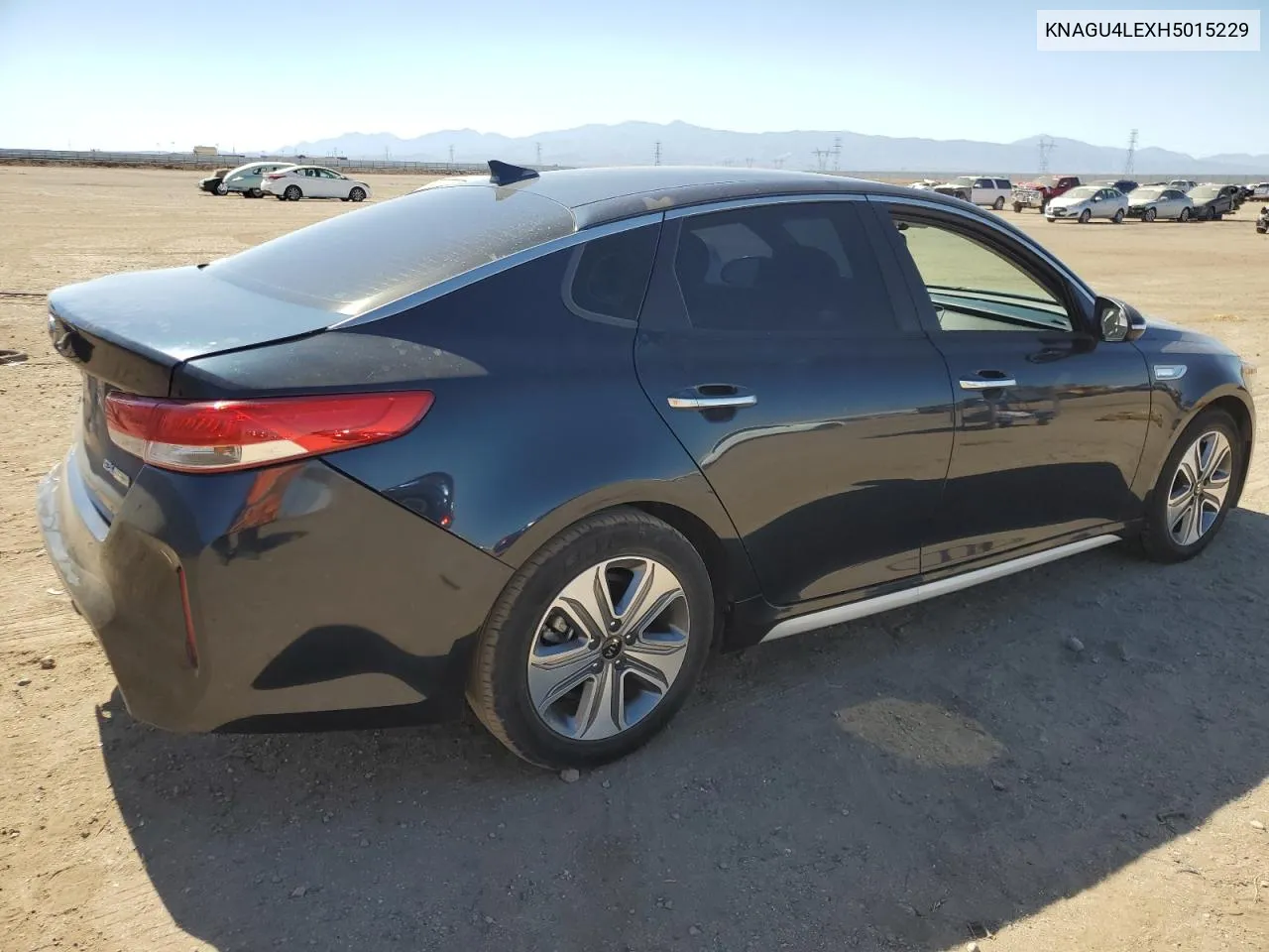 2017 Kia Optima Hybrid VIN: KNAGU4LEXH5015229 Lot: 75258154