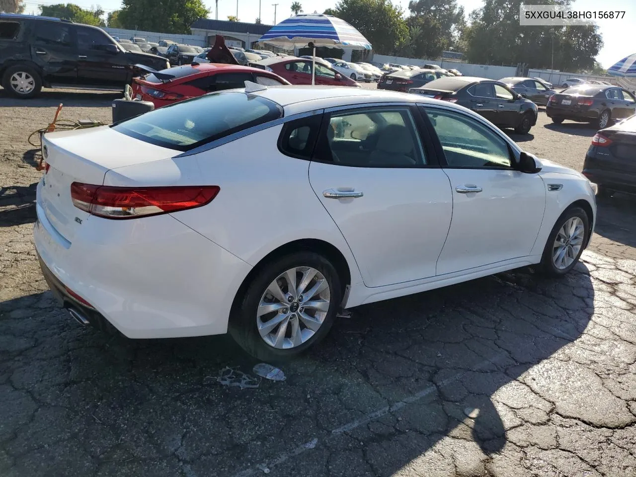 5XXGU4L38HG156877 2017 Kia Optima Ex