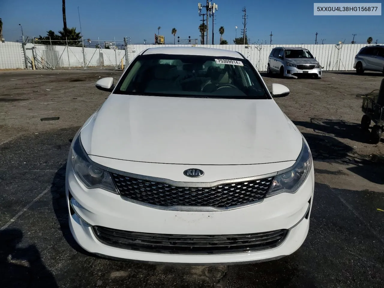 5XXGU4L38HG156877 2017 Kia Optima Ex