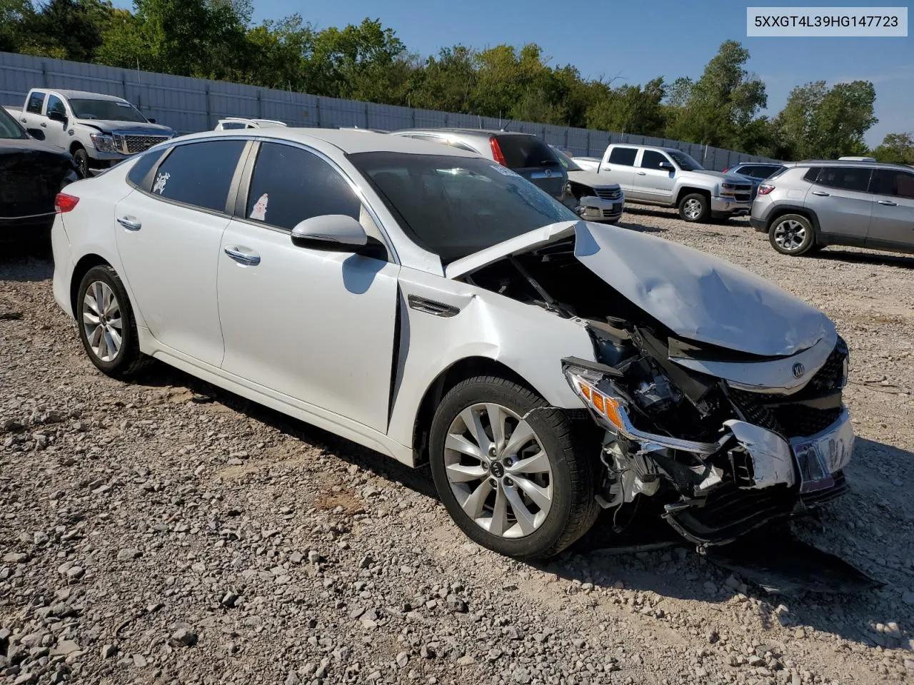 5XXGT4L39HG147723 2017 Kia Optima Lx