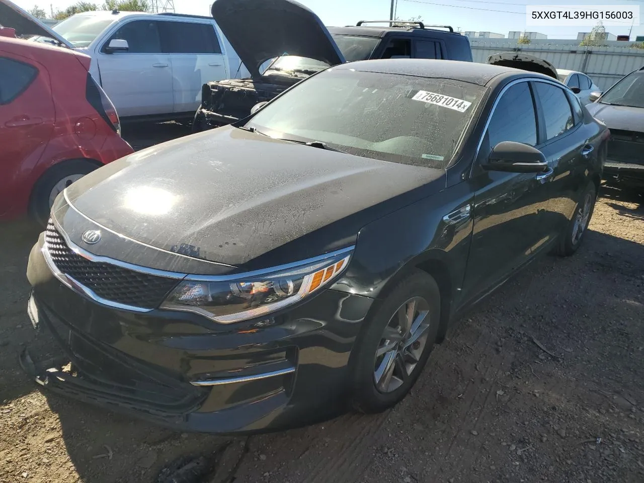 2017 Kia Optima Lx VIN: 5XXGT4L39HG156003 Lot: 75681014