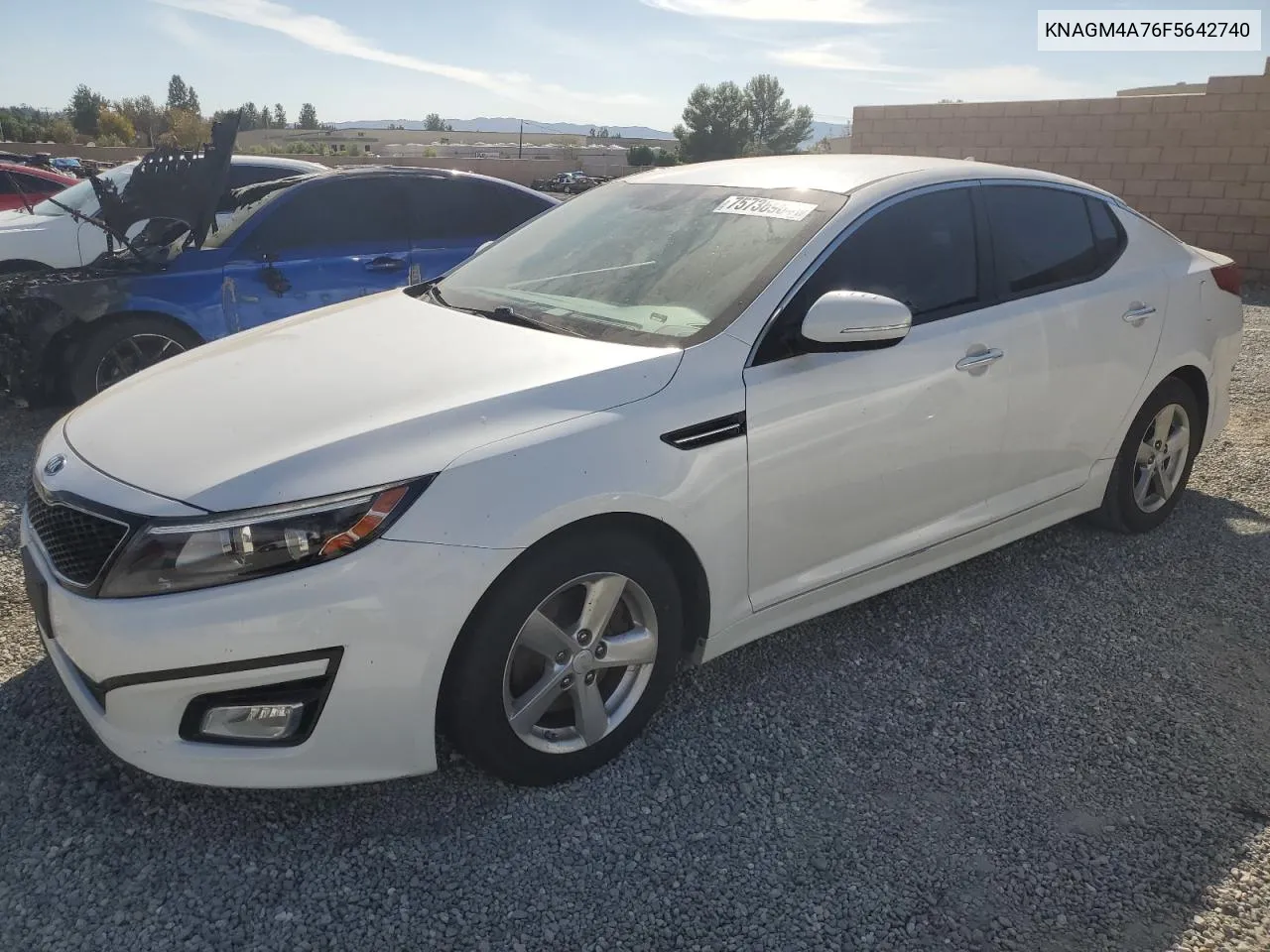 KNAGM4A76F5642740 2017 Kia Optima Lx