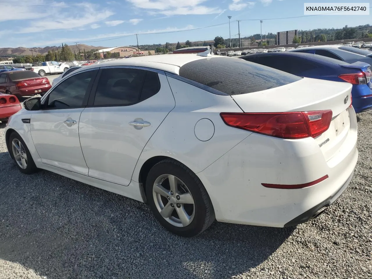 2017 Kia Optima Lx VIN: KNAGM4A76F5642740 Lot: 75736964