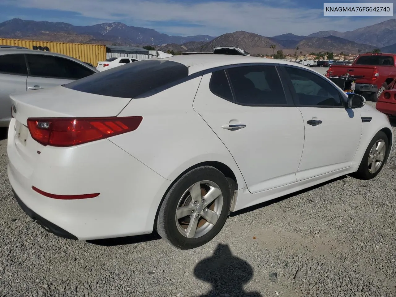 2017 Kia Optima Lx VIN: KNAGM4A76F5642740 Lot: 75736964