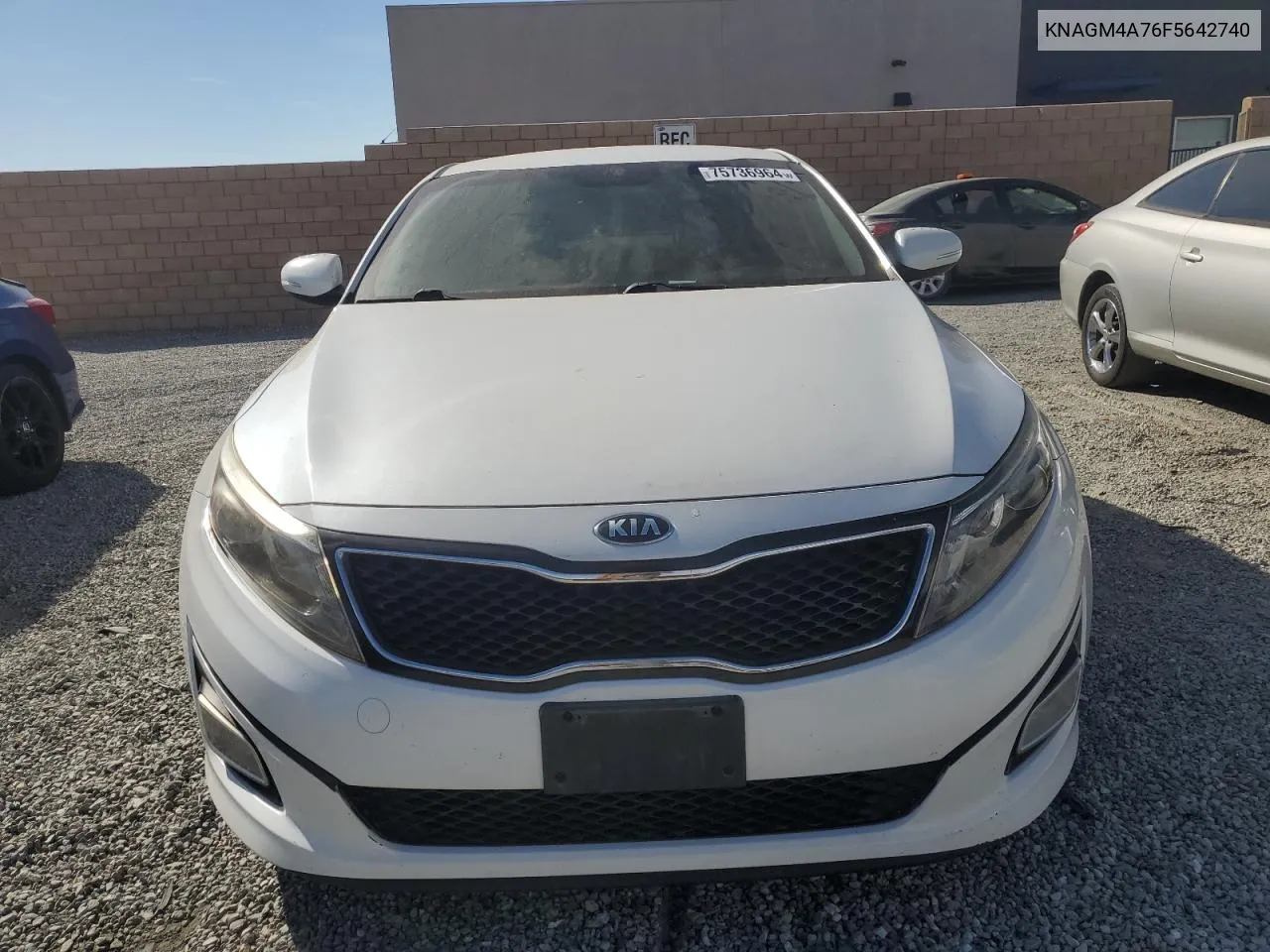 KNAGM4A76F5642740 2017 Kia Optima Lx