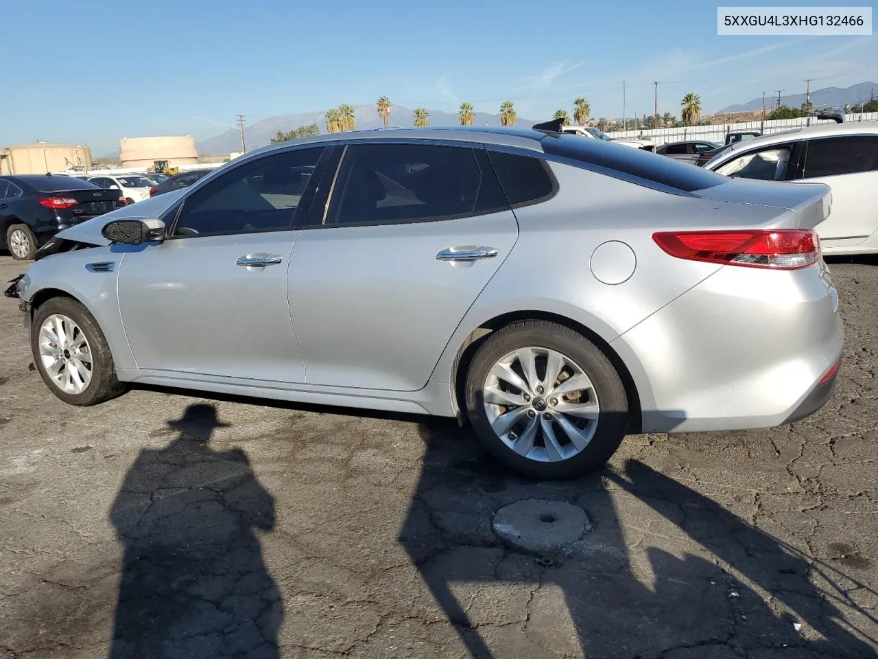 2017 Kia Optima Ex VIN: 5XXGU4L3XHG132466 Lot: 75854974