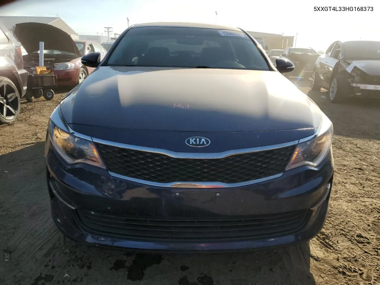 2017 Kia Optima Lx VIN: 5XXGT4L33HG168373 Lot: 75945724