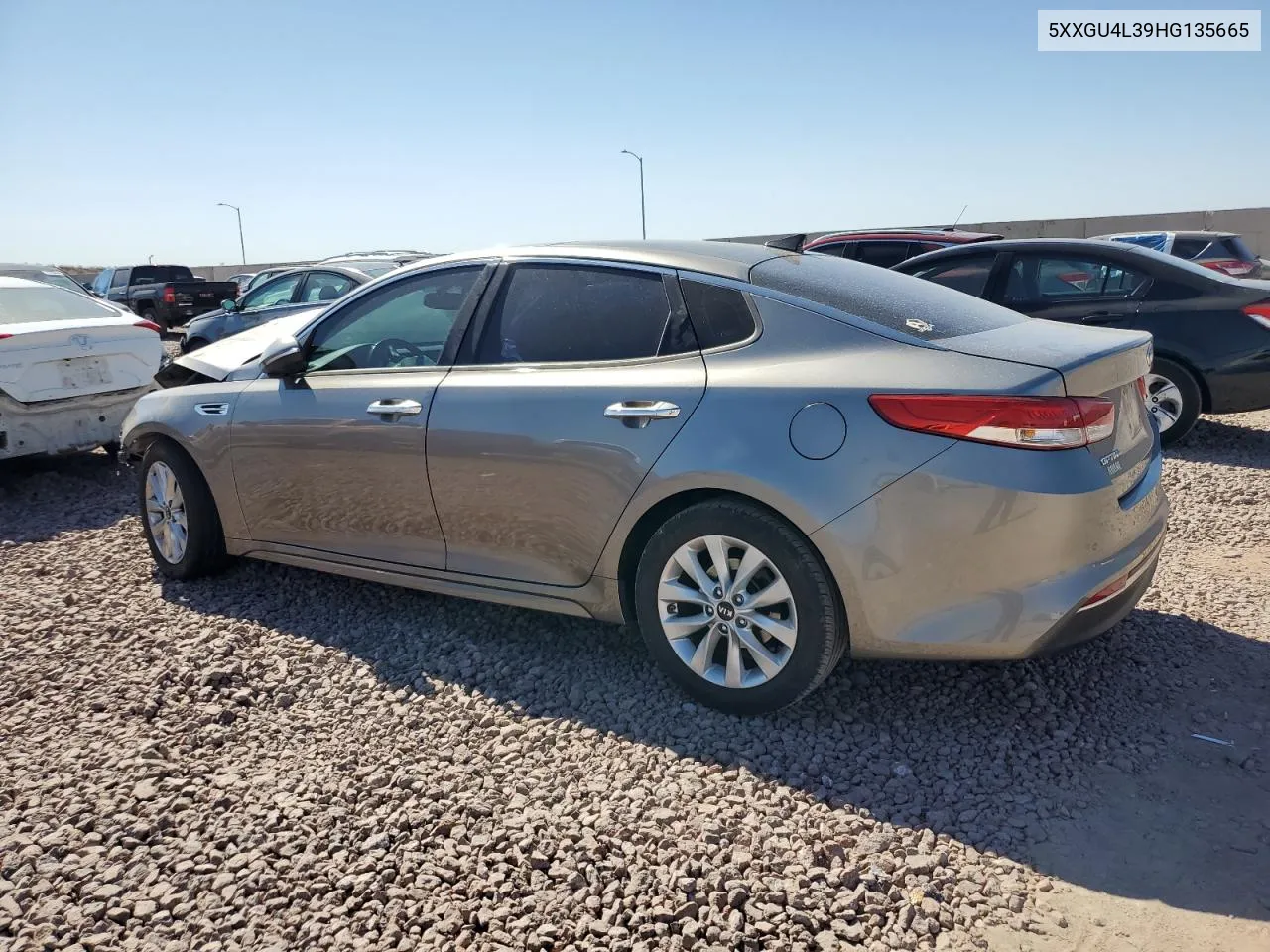 2017 Kia Optima Ex VIN: 5XXGU4L39HG135665 Lot: 76096574