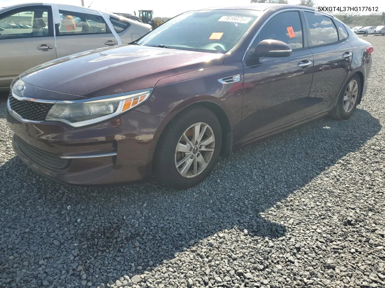 5XXGT4L37HG177612 2017 Kia Optima Lx