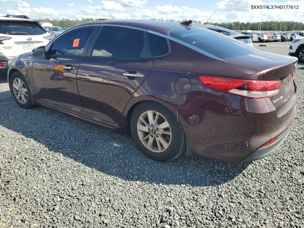 5XXGT4L37HG177612 2017 Kia Optima Lx