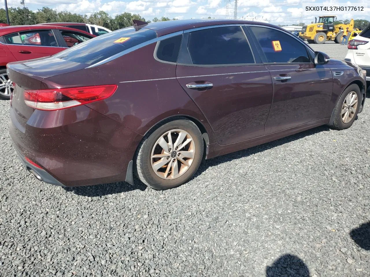 5XXGT4L37HG177612 2017 Kia Optima Lx