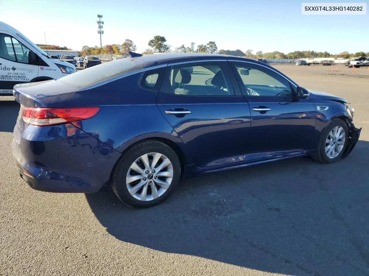 2017 Kia Optima Lx VIN: 5XXGT4L33HG140282 Lot: 76197554