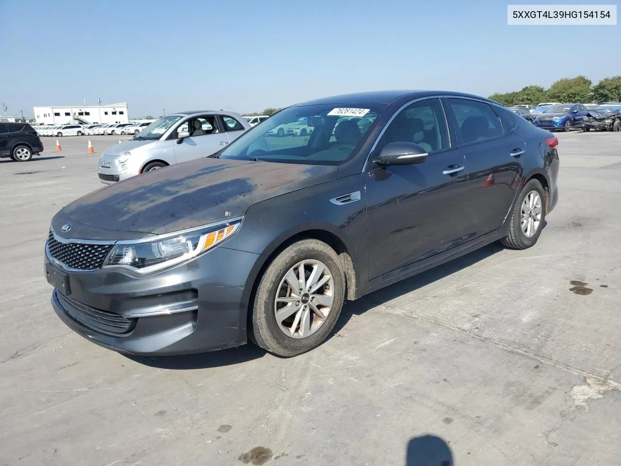 2017 Kia Optima Lx VIN: 5XXGT4L39HG154154 Lot: 76281424