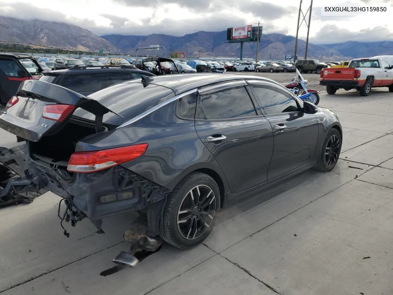 2017 Kia Optima Ex VIN: 5XXGU4L33HG159850 Lot: 76706704