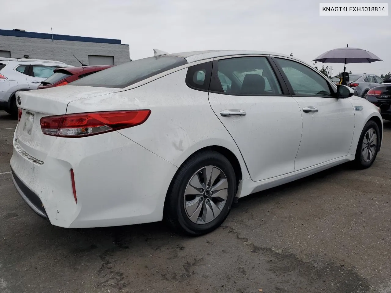 2017 Kia Optima Hybrid VIN: KNAGT4LEXH5018814 Lot: 76773744