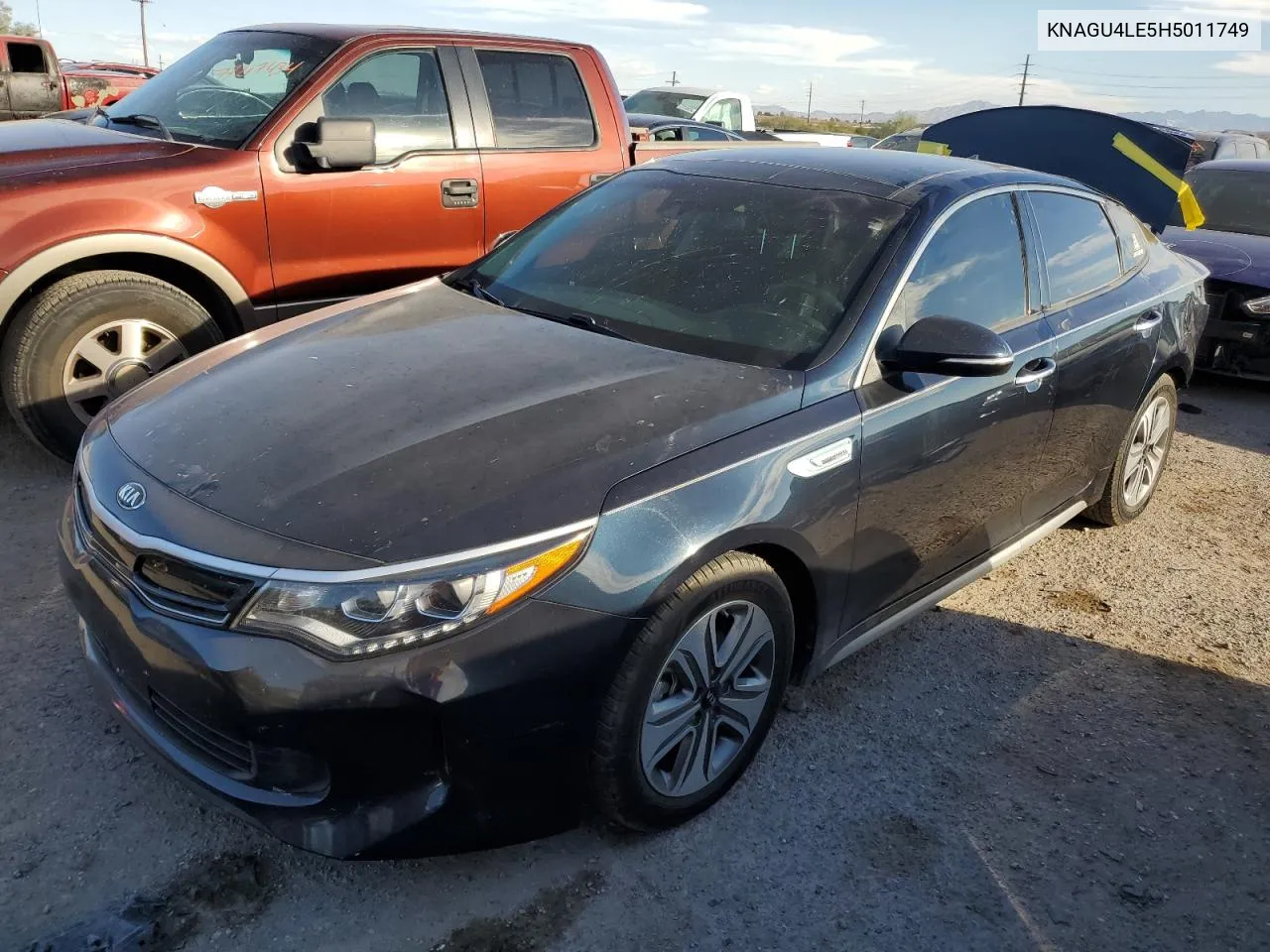 2017 Kia Optima Hybrid VIN: KNAGU4LE5H5011749 Lot: 76780954