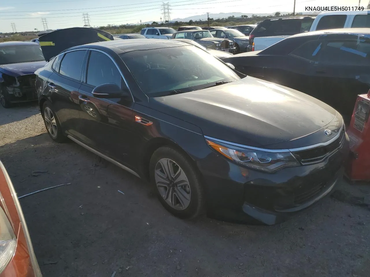 2017 Kia Optima Hybrid VIN: KNAGU4LE5H5011749 Lot: 76780954