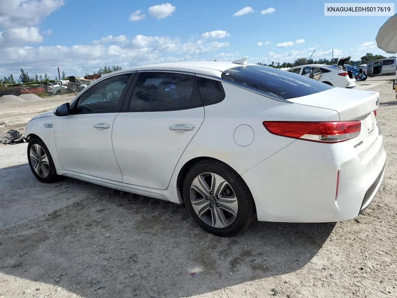 2017 Kia Optima Hybrid VIN: KNAGU4LE0H5017619 Lot: 77137684