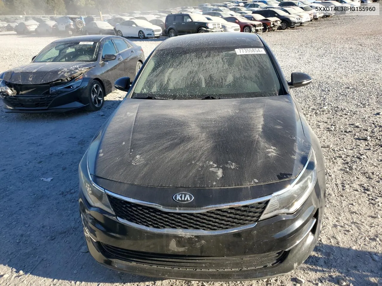 2017 Kia Optima Lx VIN: 5XXGT4L38HG155960 Lot: 77355854