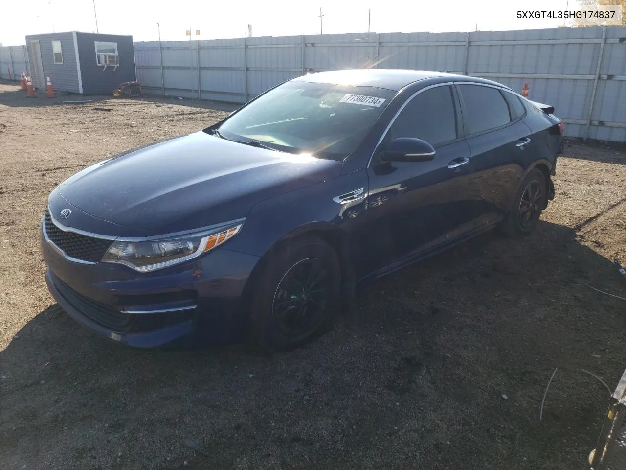 2017 Kia Optima Lx VIN: 5XXGT4L35HG174837 Lot: 77390734