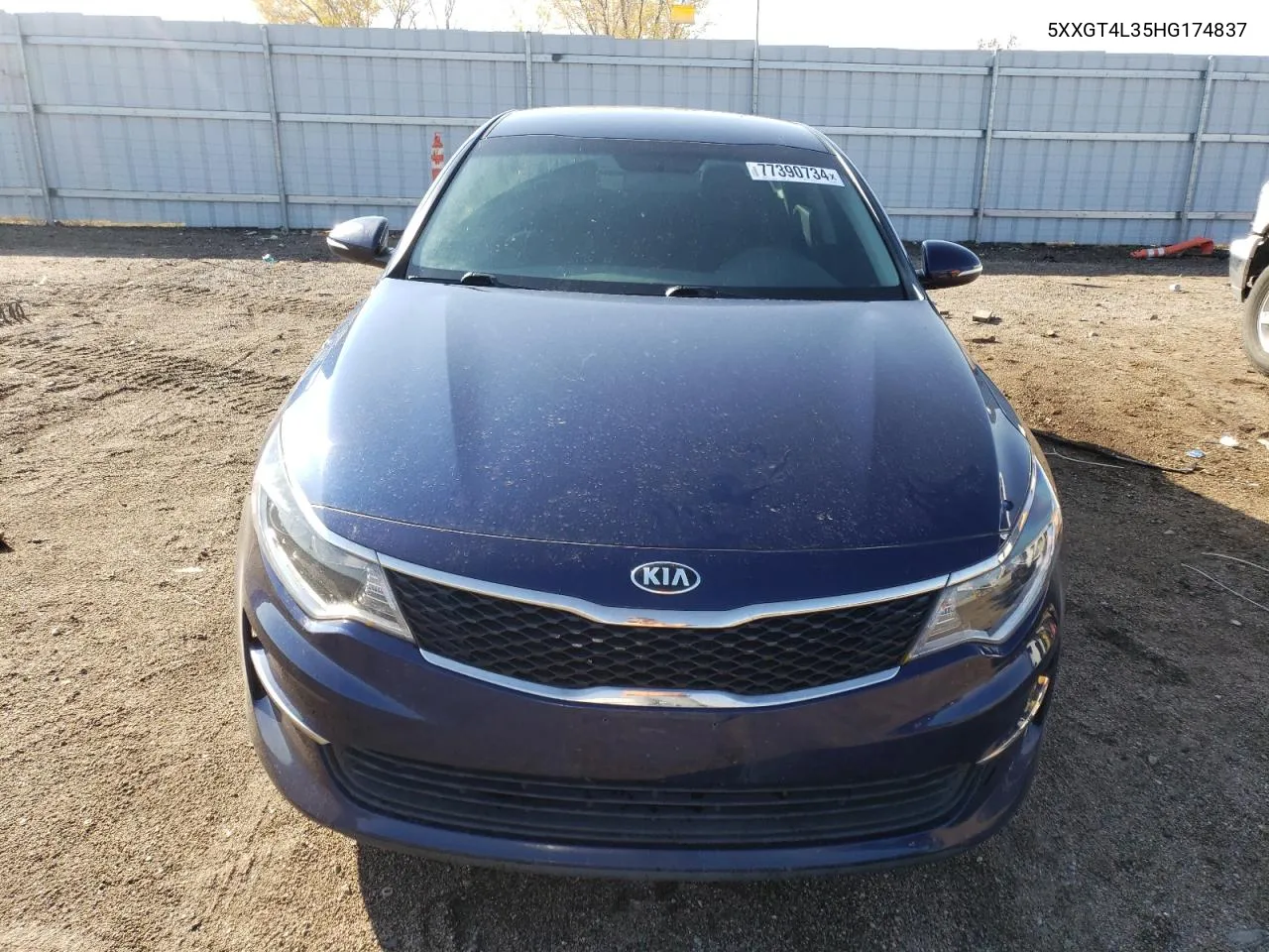 2017 Kia Optima Lx VIN: 5XXGT4L35HG174837 Lot: 77390734