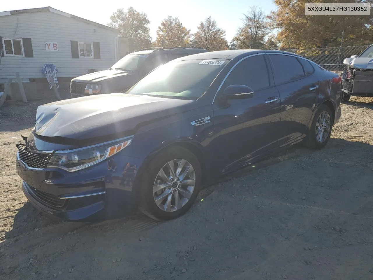 2017 Kia Optima Ex VIN: 5XXGU4L37HG130352 Lot: 77405074