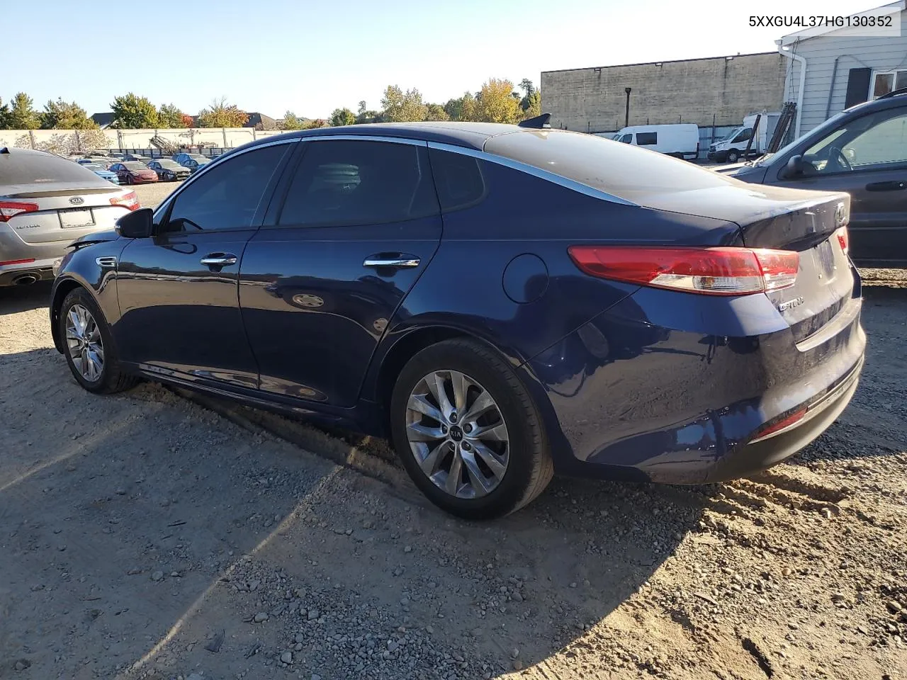 2017 Kia Optima Ex VIN: 5XXGU4L37HG130352 Lot: 77405074