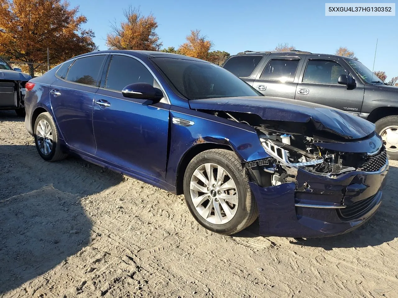 2017 Kia Optima Ex VIN: 5XXGU4L37HG130352 Lot: 77405074