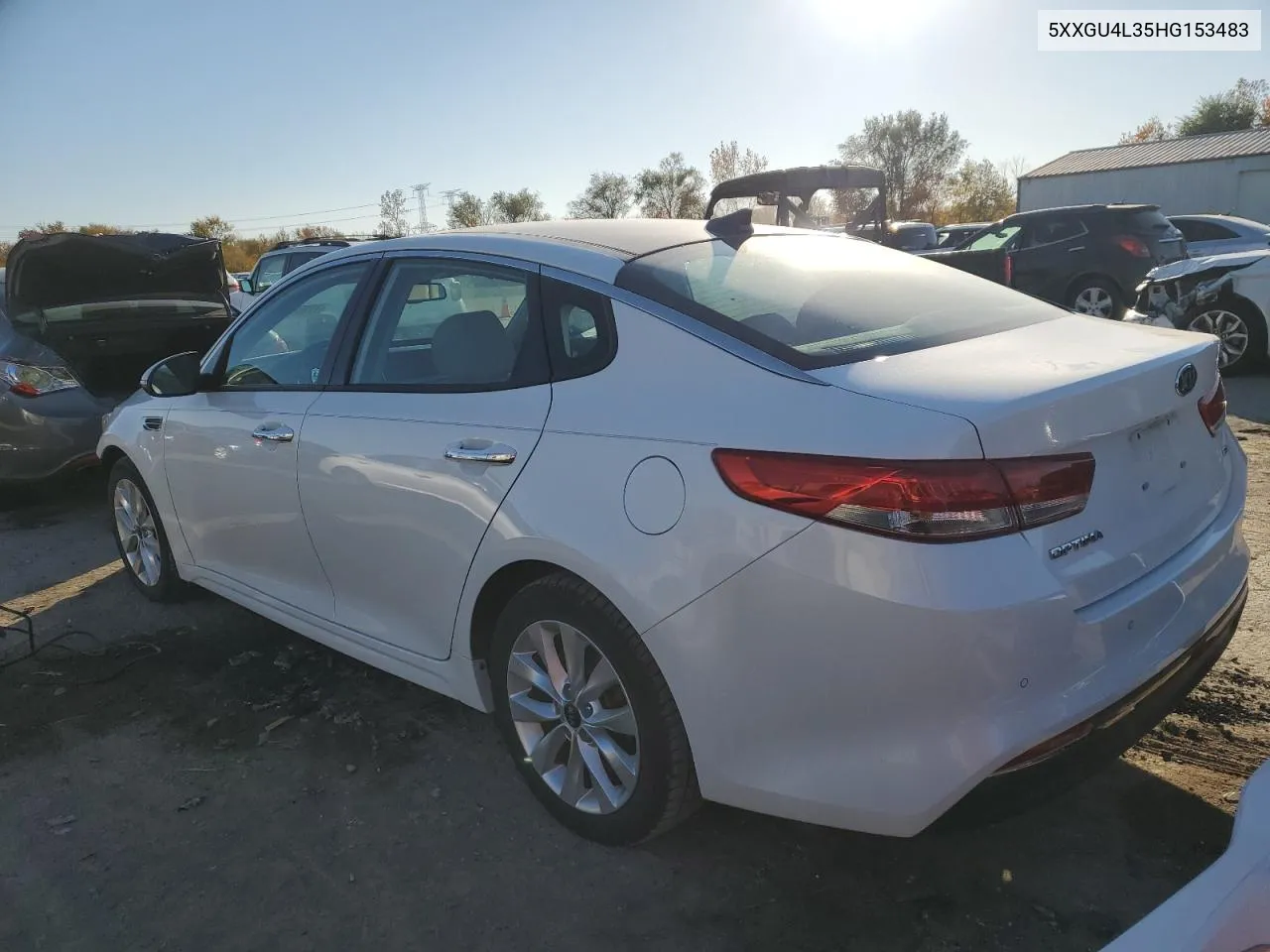 2017 Kia Optima Ex VIN: 5XXGU4L35HG153483 Lot: 77455954