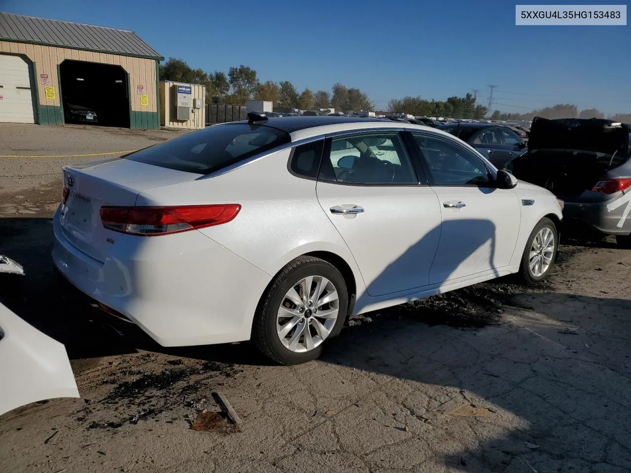 2017 Kia Optima Ex VIN: 5XXGU4L35HG153483 Lot: 77455954