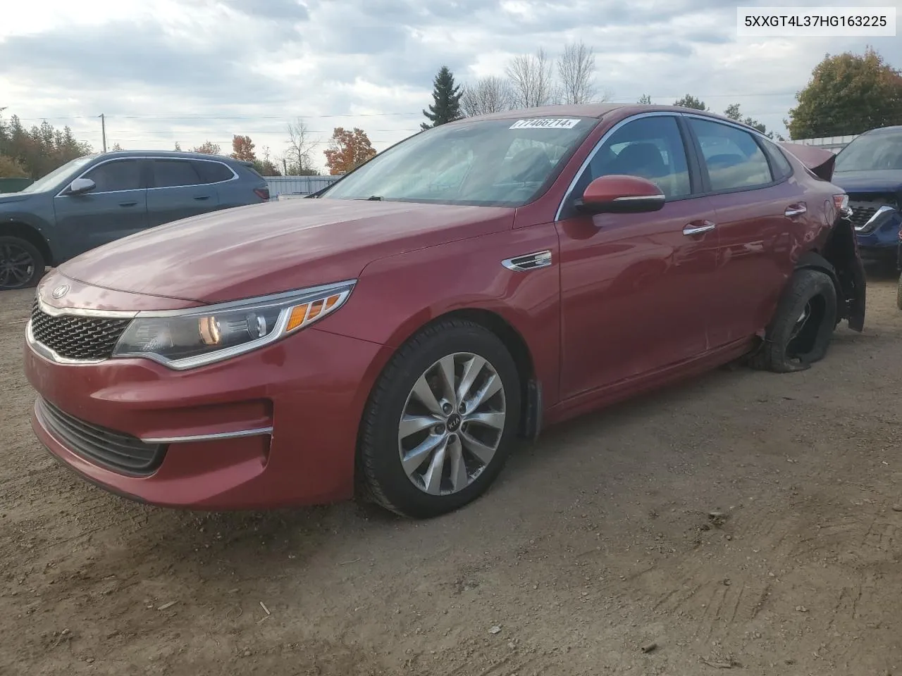 2017 Kia Optima Lx VIN: 5XXGT4L37HG163225 Lot: 77466714