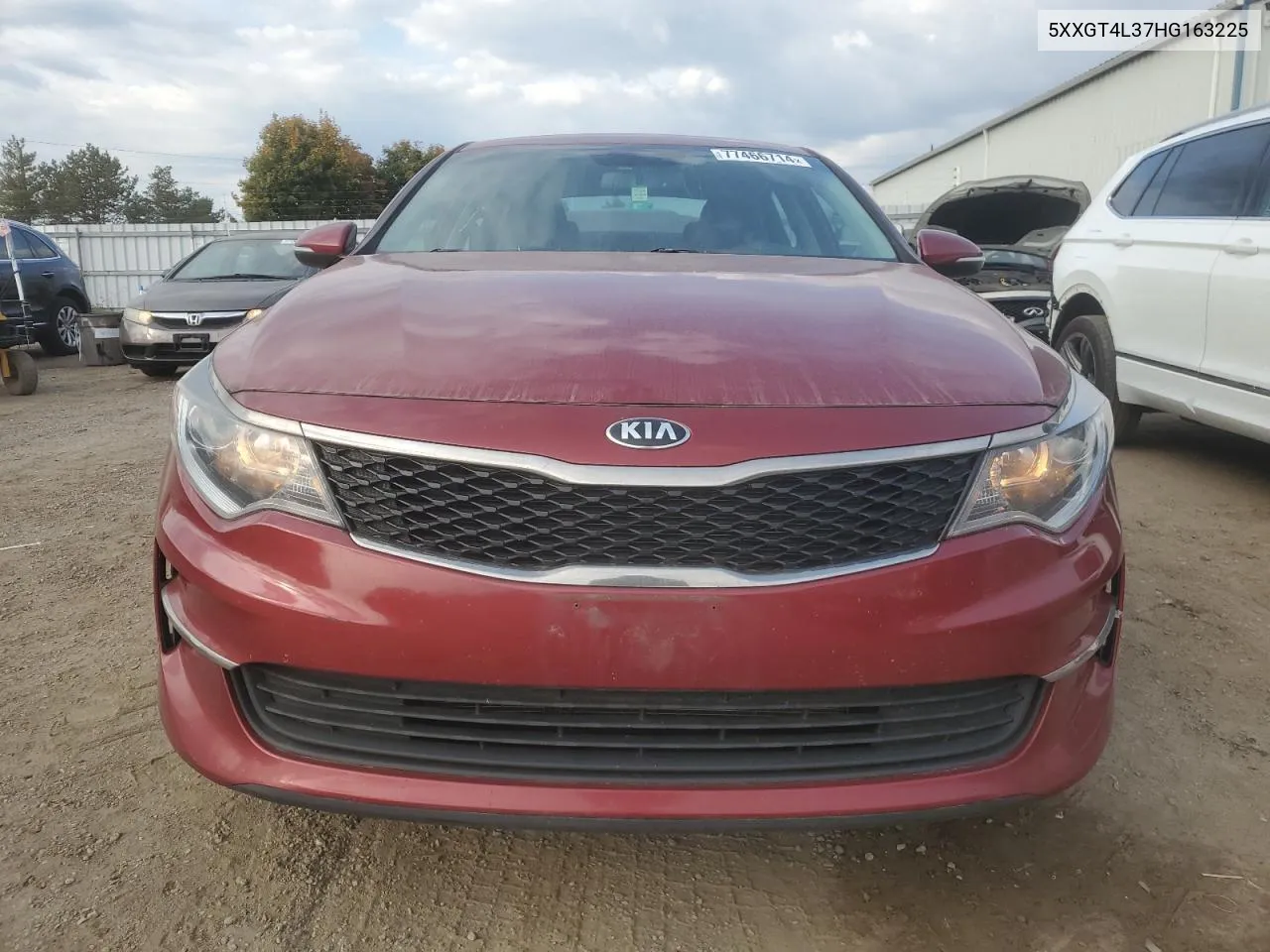 2017 Kia Optima Lx VIN: 5XXGT4L37HG163225 Lot: 77466714