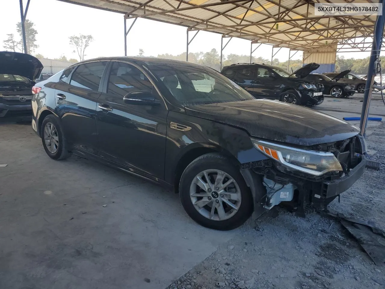 2017 Kia Optima Lx VIN: 5XXGT4L33HG178482 Lot: 77631474