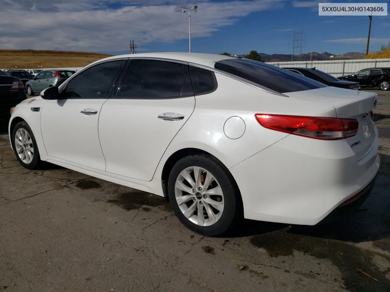 2017 Kia Optima Ex VIN: 5XXGU4L30HG143606 Lot: 77698114