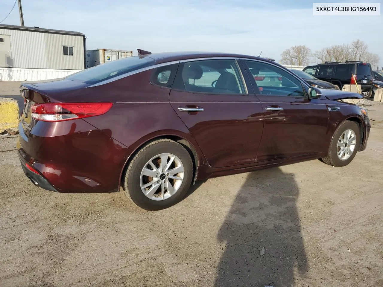 2017 Kia Optima Lx VIN: 5XXGT4L38HG156493 Lot: 77861694