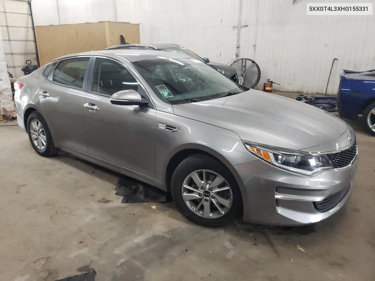 2017 Kia Optima Lx VIN: 5XXGT4L3XHG155331 Lot: 78021674