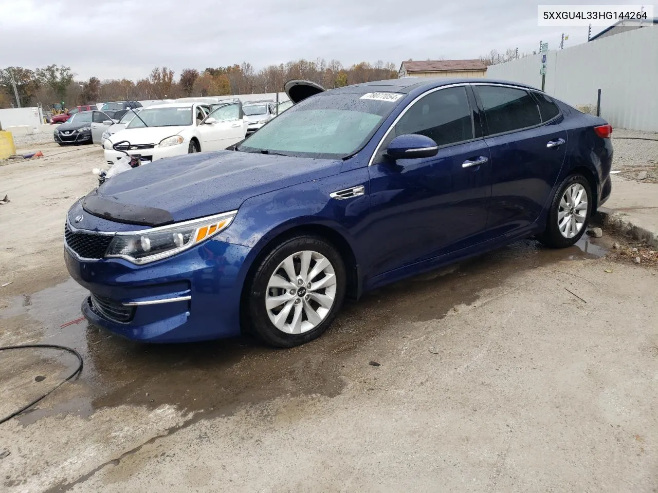 2017 Kia Optima Ex VIN: 5XXGU4L33HG144264 Lot: 78077054